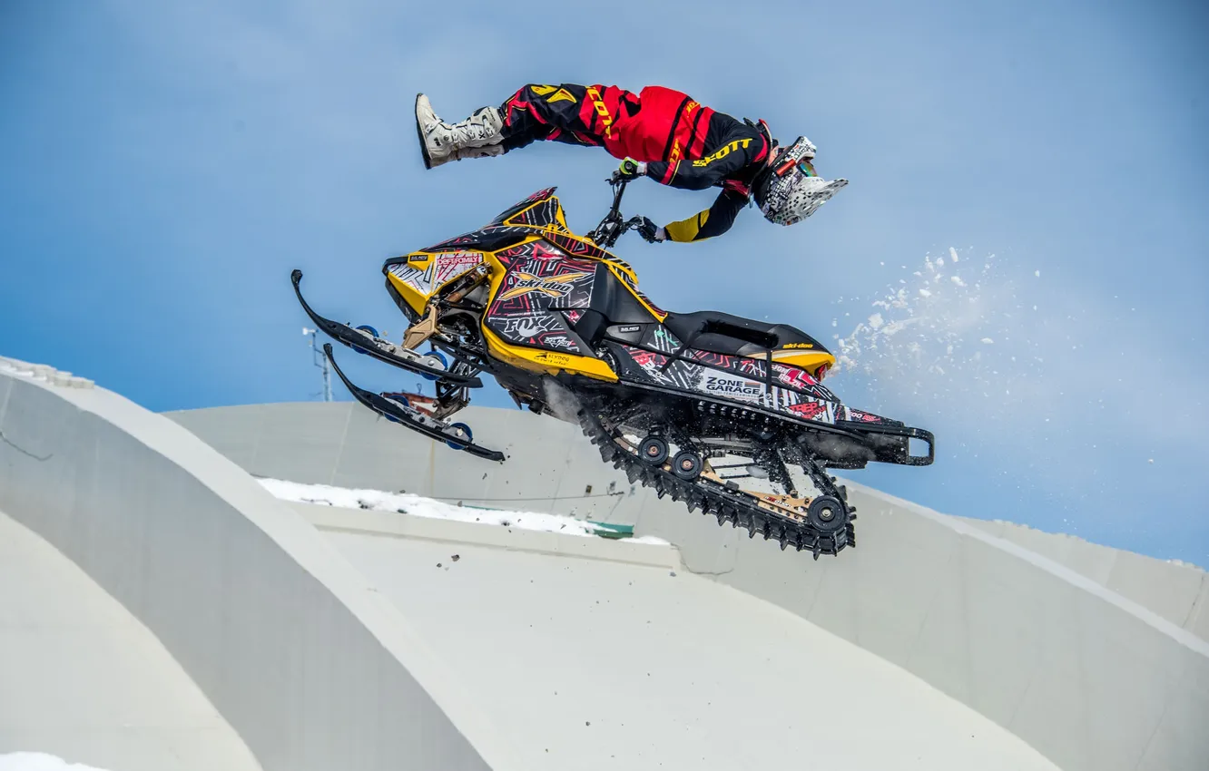 Photo wallpaper background, jump, sport