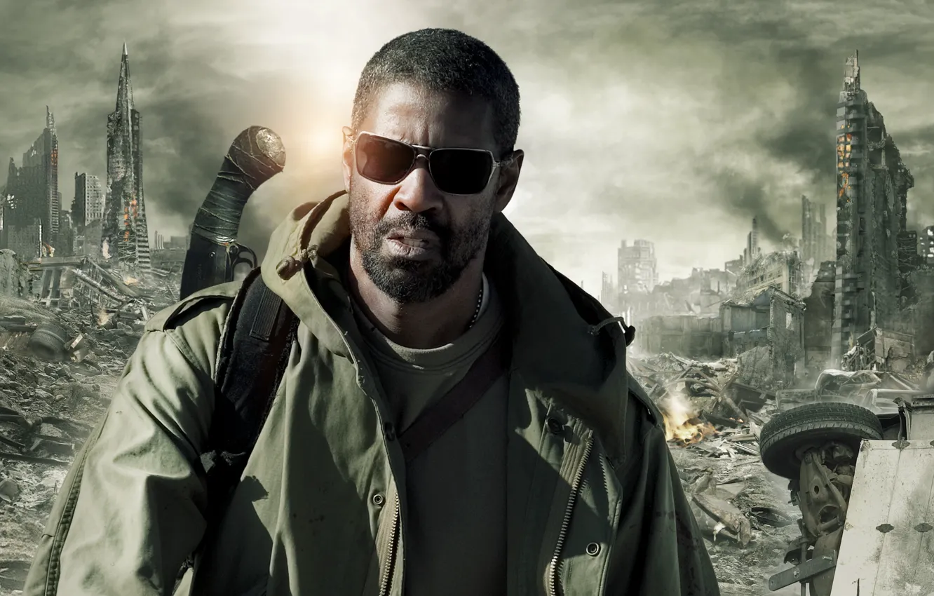 Photo wallpaper The Book of Eli, Denzel Washington, The Book Of Eli, Denzel Washington