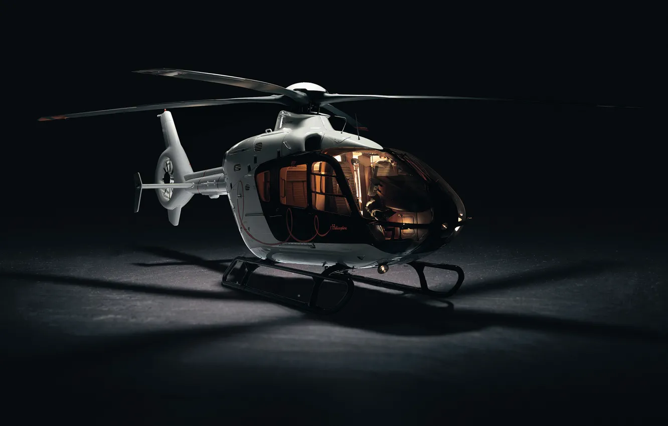 Photo wallpaper helicopter, ec135, ecrocopter, hermes