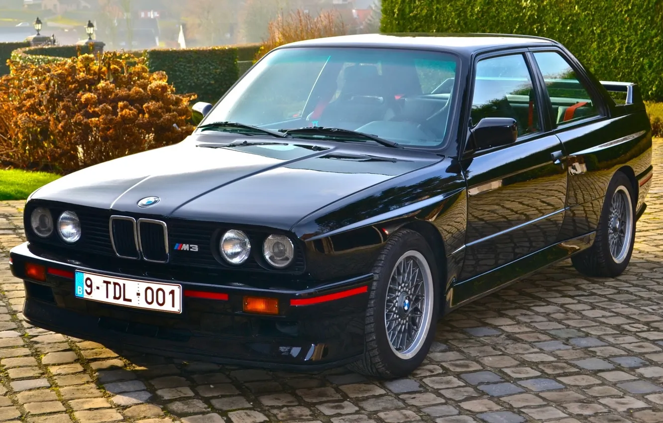 Photo wallpaper BMW, BMW, Evolution, the front, Sport, E30, 1989