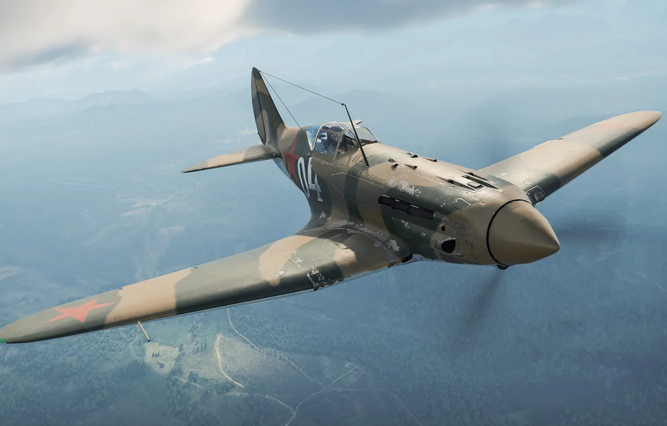 Photo wallpaper USSR, OKB MiG, High-altitude fighter, MiG-3 Series 15
