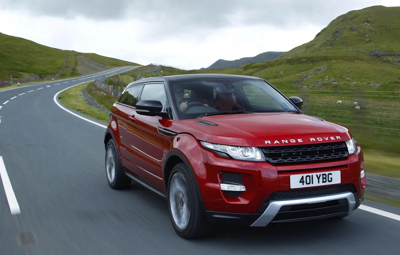 Photo wallpaper road, auto, England