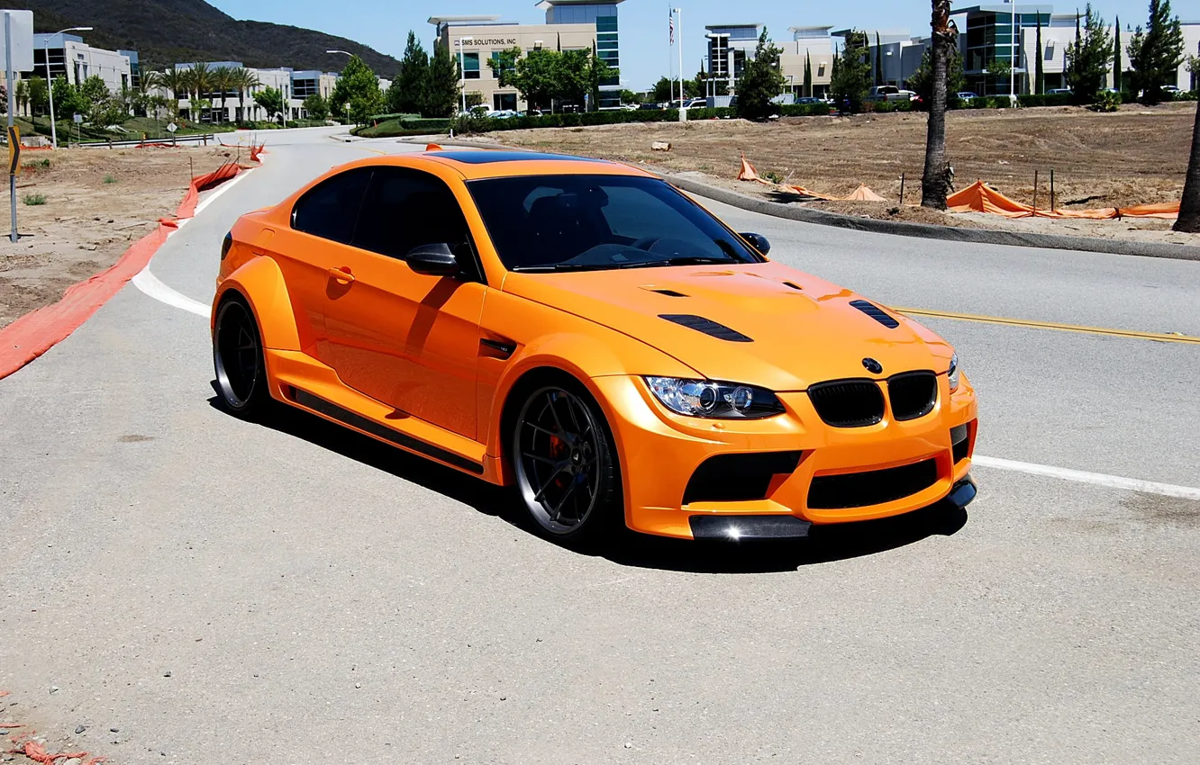 Photo wallpaper BMW, e92, toned, M3