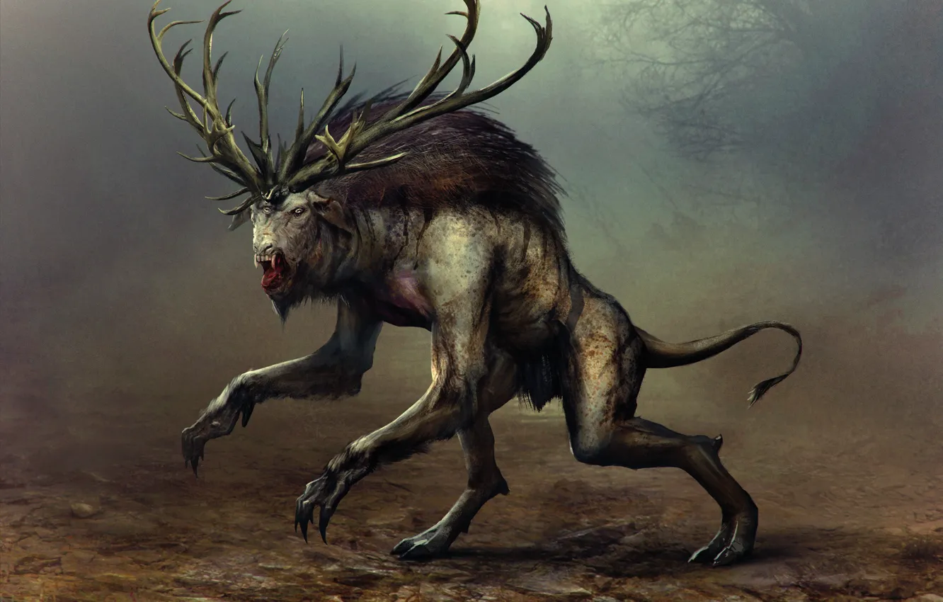 Photo wallpaper beast, witcher 3: wild hunt, the Witcher 3: wild hunt