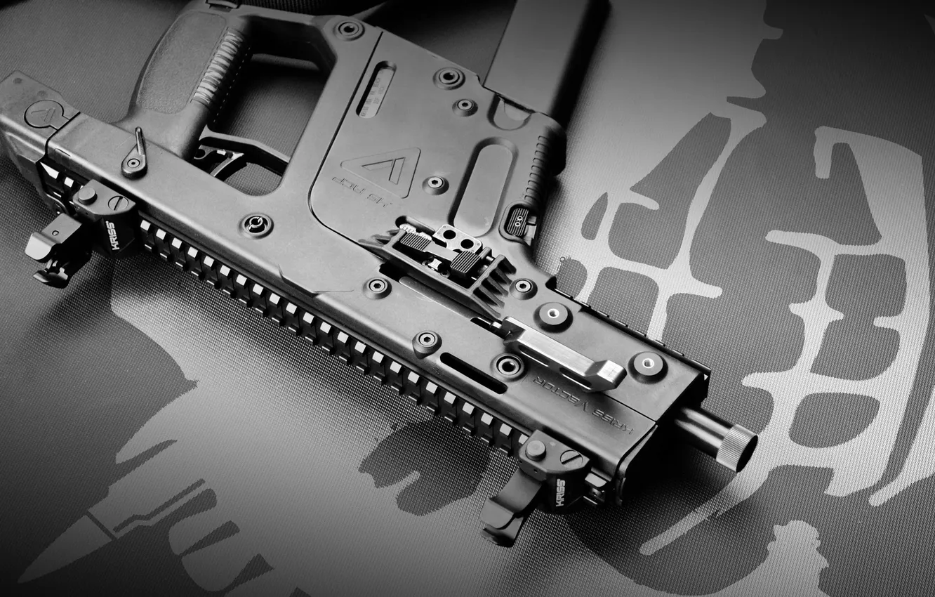 Photo wallpaper gun, background, machine gun, Super V, KRISS Vector