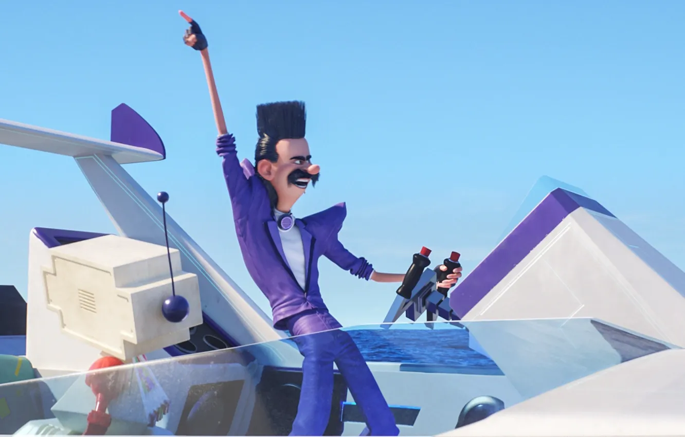 Photo wallpaper animated film, Despicable Me, animated movie, Despicable Me 3, Balthazar Bratt, Trey Parker