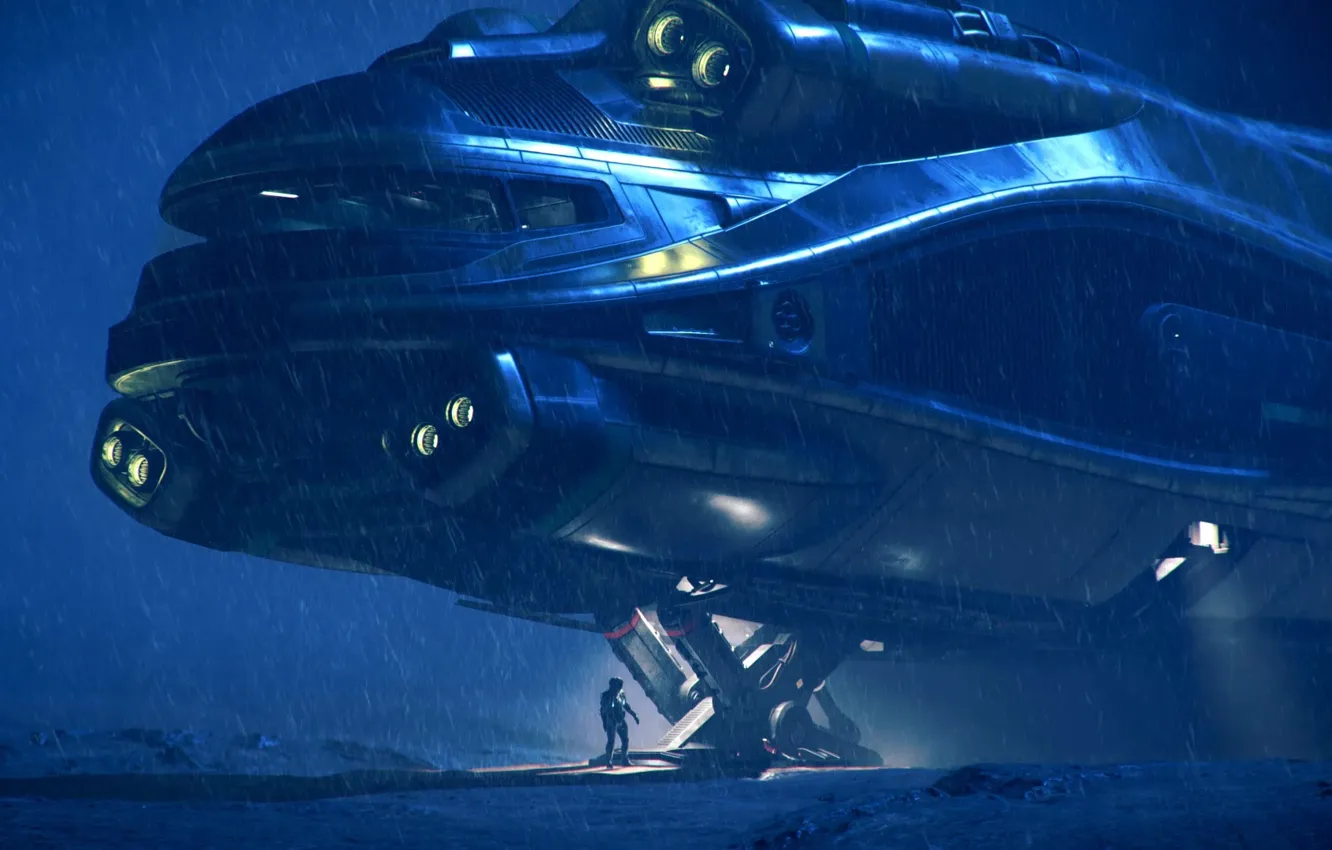 Photo wallpaper astronaut, starship, Star Citizen, Hull