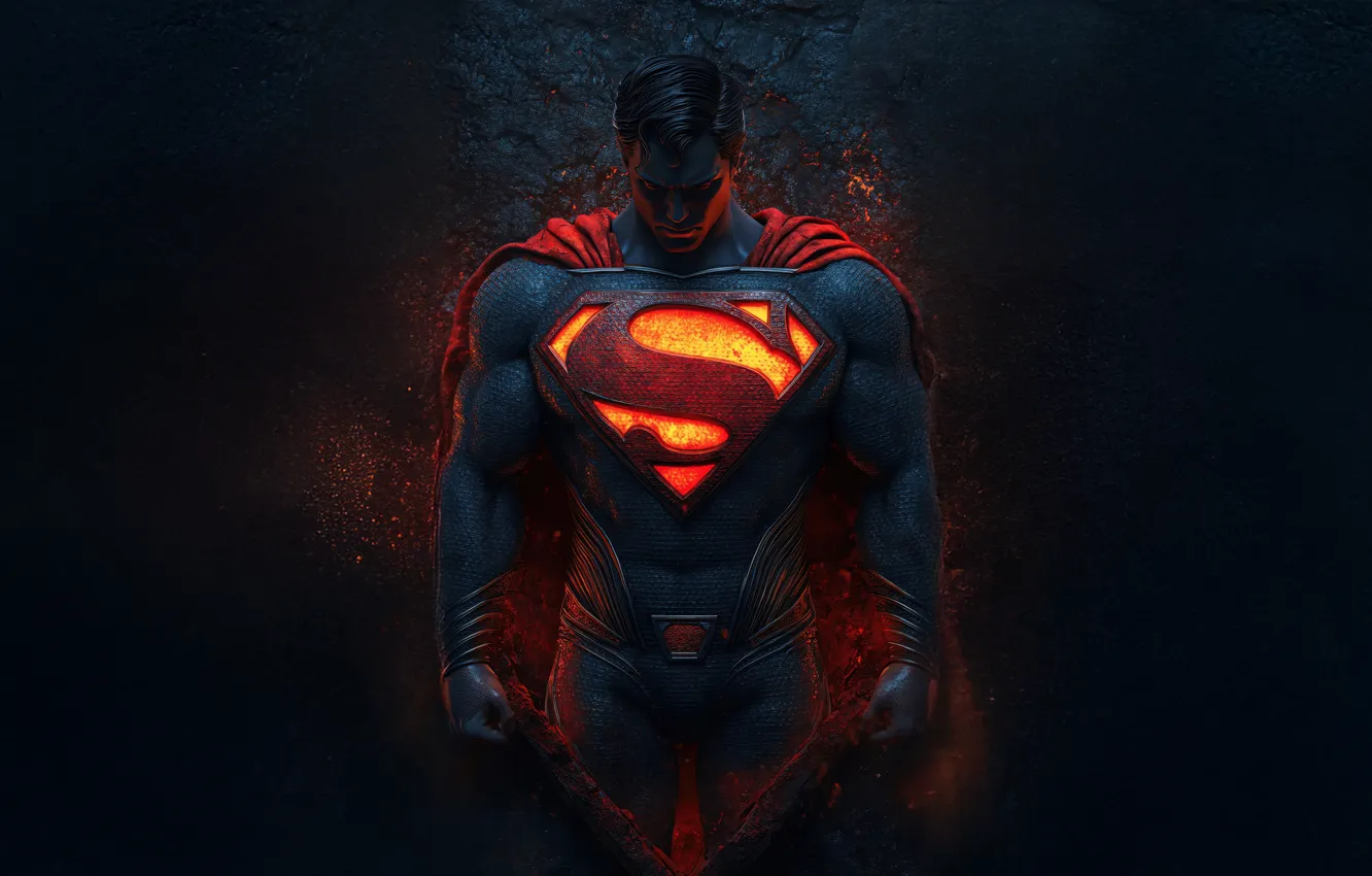 Photo wallpaper legacy, Superman, wild