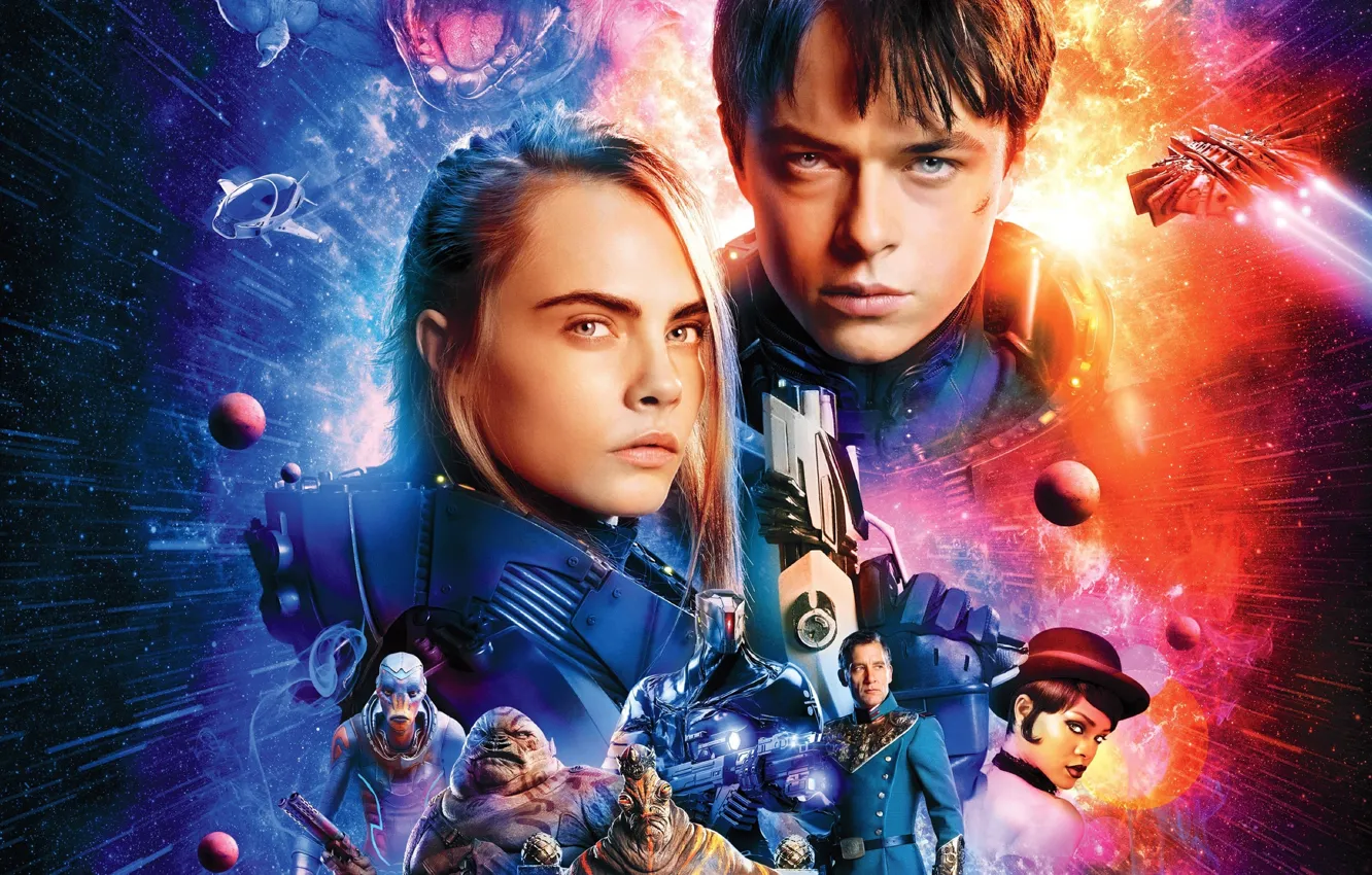 Photo wallpaper Valerian and the city of a thousand planets, fiction, poster
