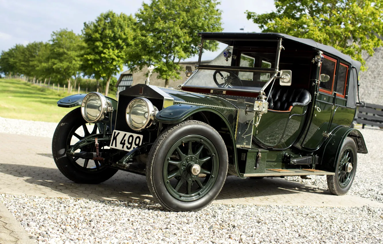 Photo wallpaper Rolls-Royce, Cabriolet, rolls-Royce, Silver Ghost, 1912, Fry in the style of Barker