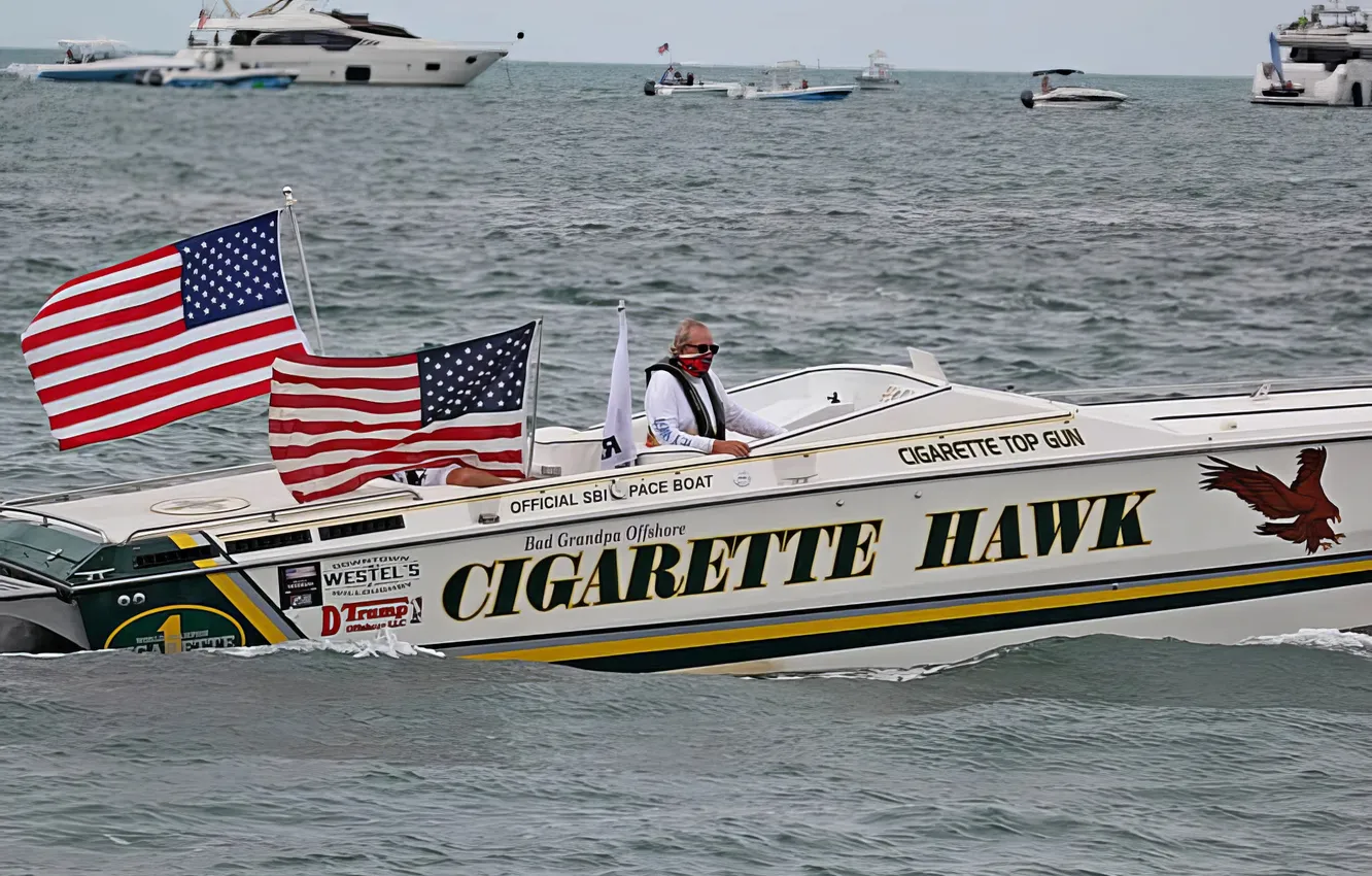 Photo wallpaper speed, boats, races