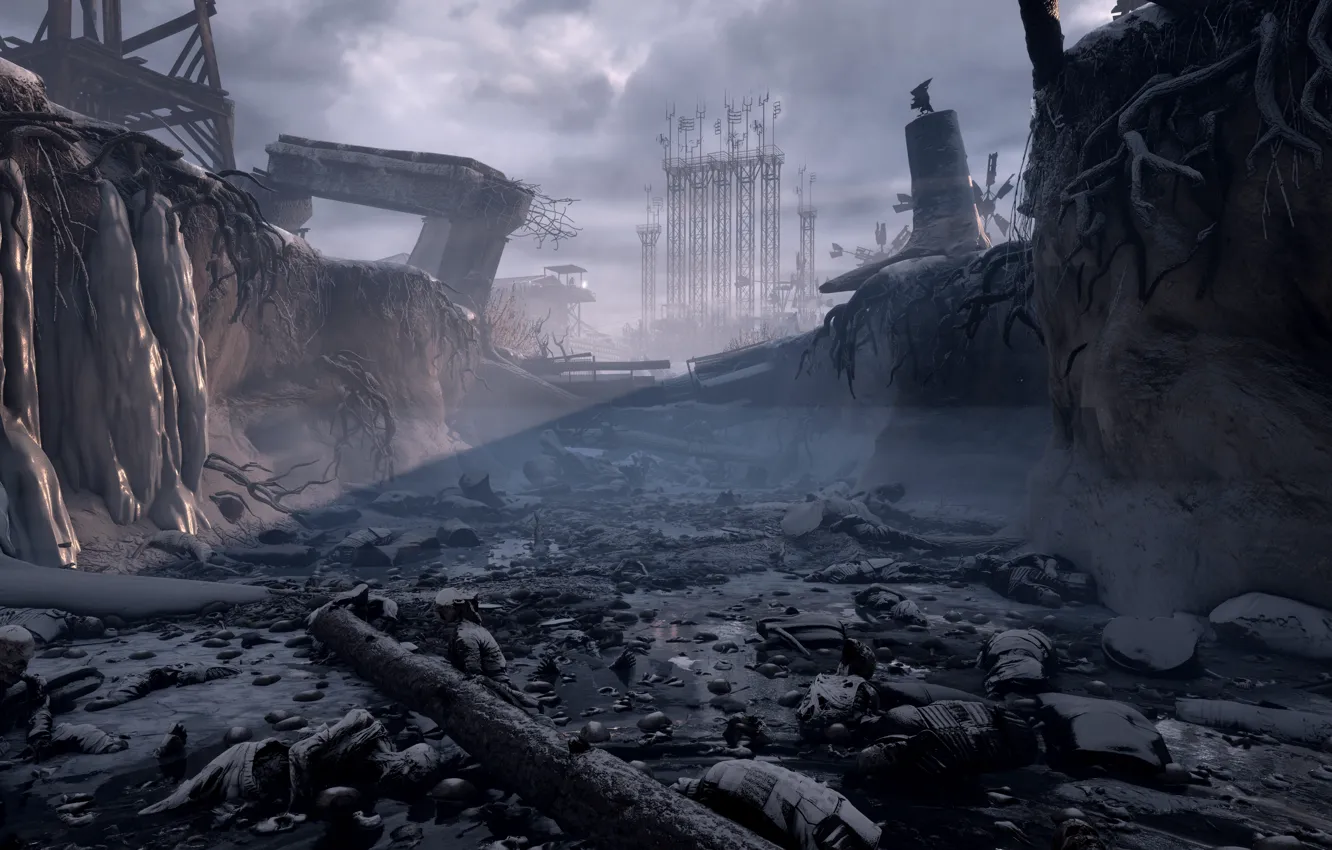 Photo wallpaper Metro, post-Apocalypse, Metro Exodus