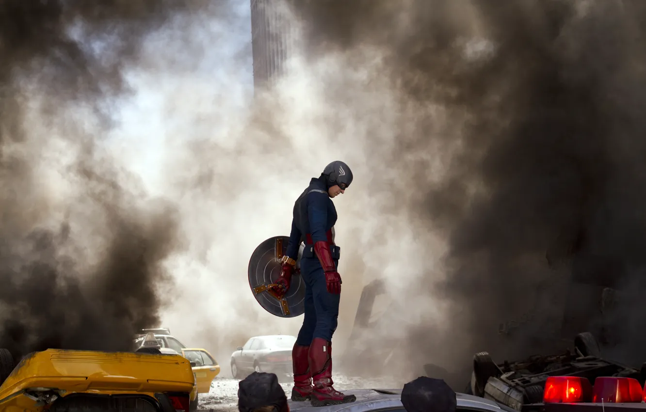 Photo wallpaper Captain America, Chris Evans, The Avengers, The Avengers, Chris Evans, Steve Rogers