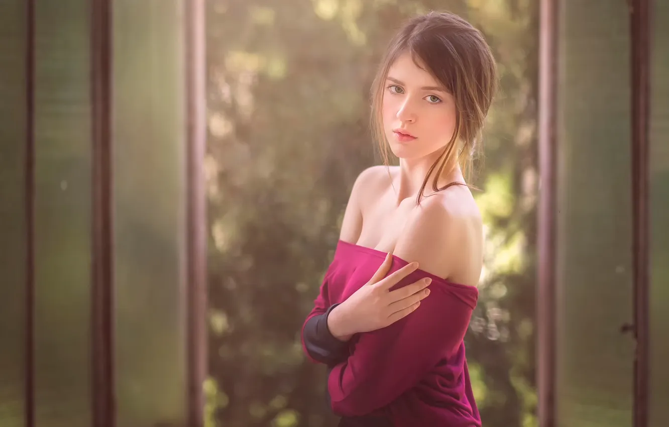 Photo wallpaper look, portrait, Agatha