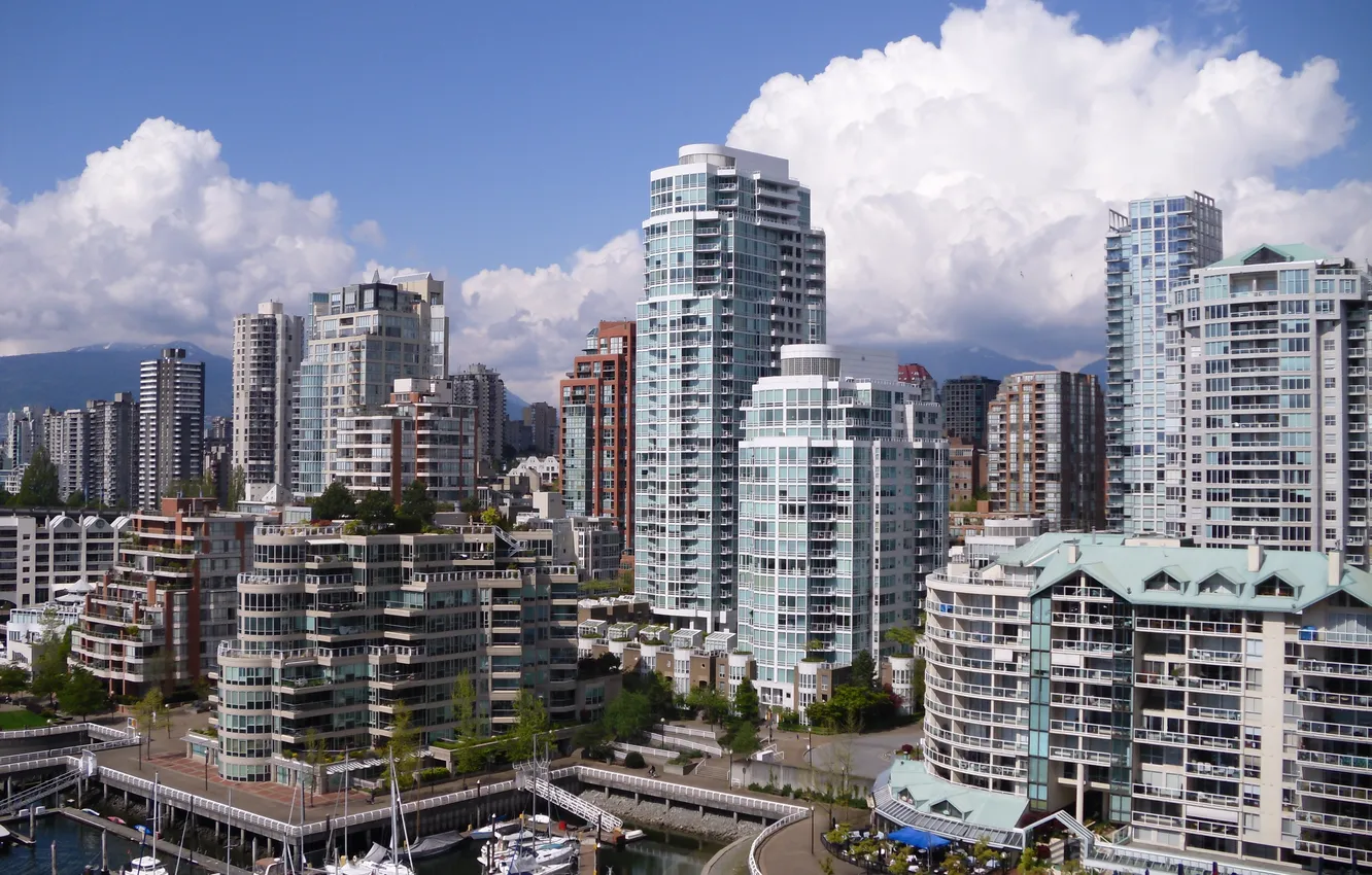 Photo wallpaper city, the city, Canada, Vancouver
