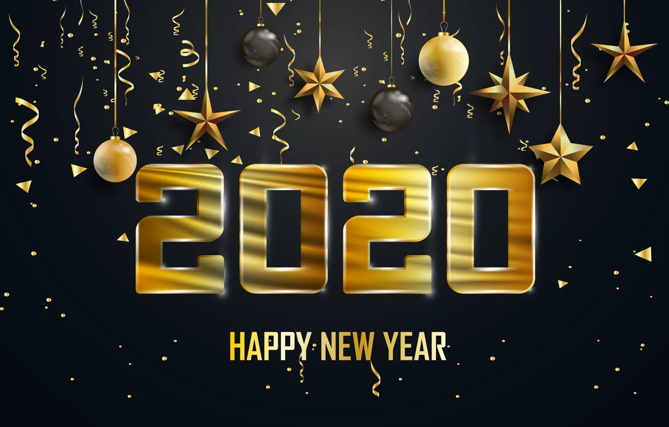 Photo wallpaper toy, new year, 2020