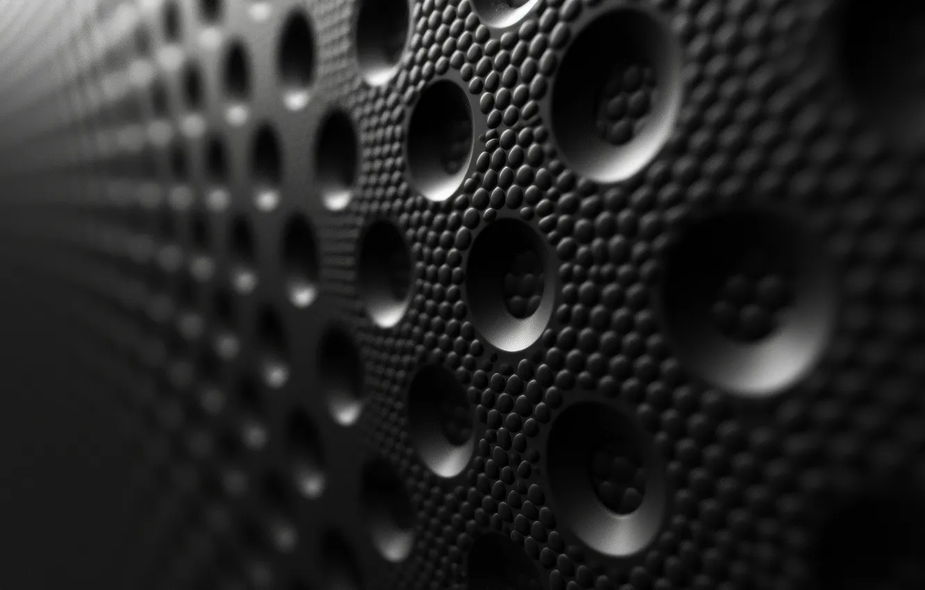 Photo wallpaper surface, circles, abstraction, the dark background, blur, relief, abstract background, dent