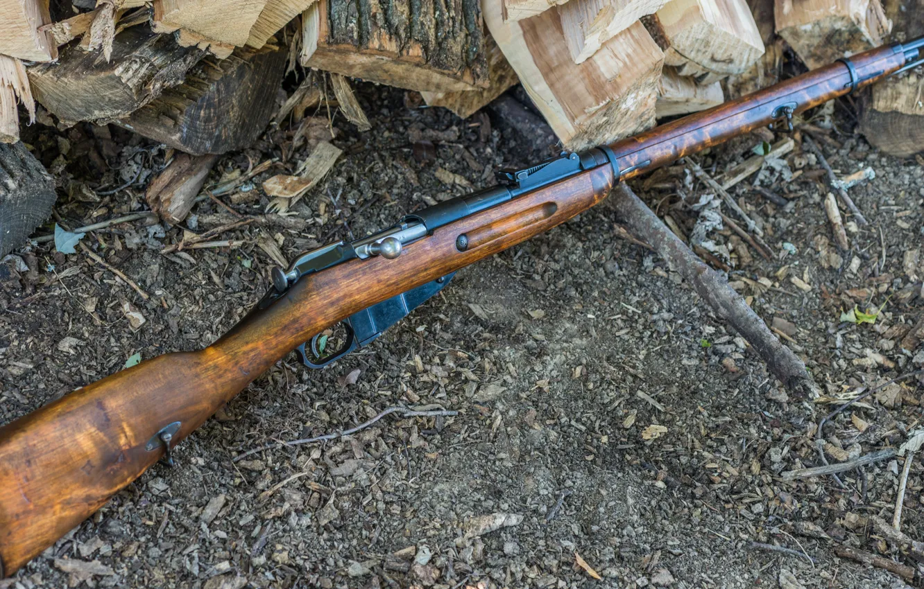 Photo wallpaper rifle, Mosin, M91/30, store