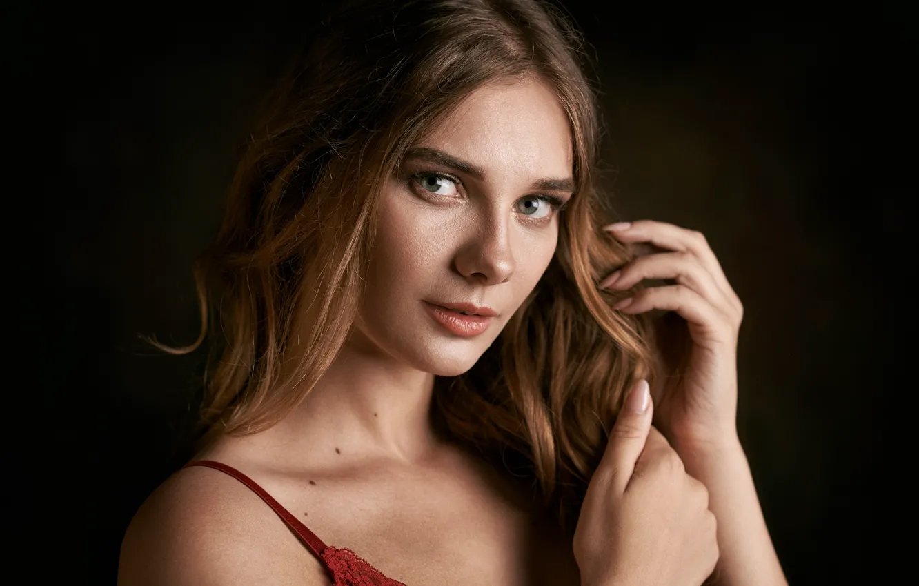 Photo wallpaper girl, portrait, Maxim Fawn, Natasha Tikhomirova