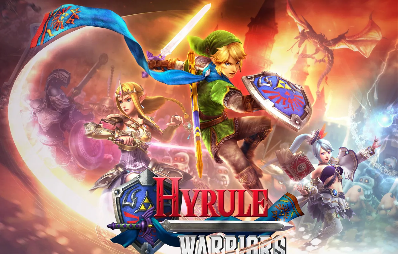 Photo wallpaper Nintendo, Link, Wii U, Zelda, Omega Force, Tecmo Koei, Team Ninja, Princess Zelda