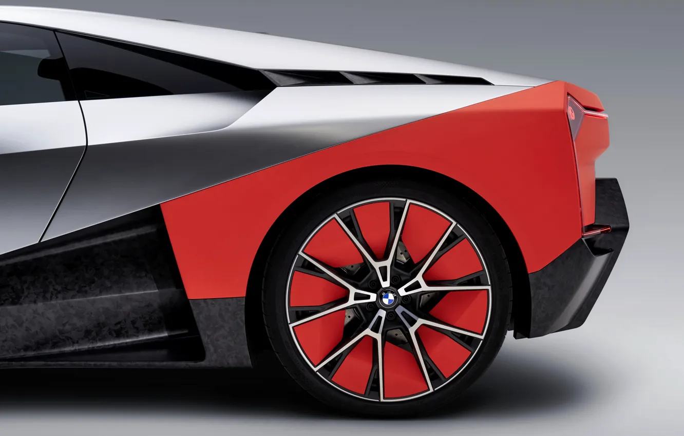 Photo wallpaper coupe, wheel, BMW, the rear part, 2019, Vision M NEXT Concept