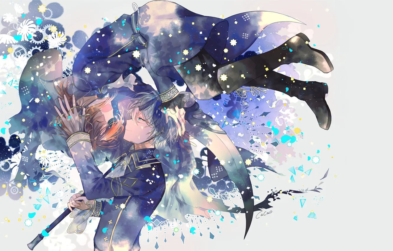 Photo wallpaper art, guy, fanart, Ensemble Stars!, Pixiv, Fanart From Pixiv, Tsukinaga Leo, Sena Izumi