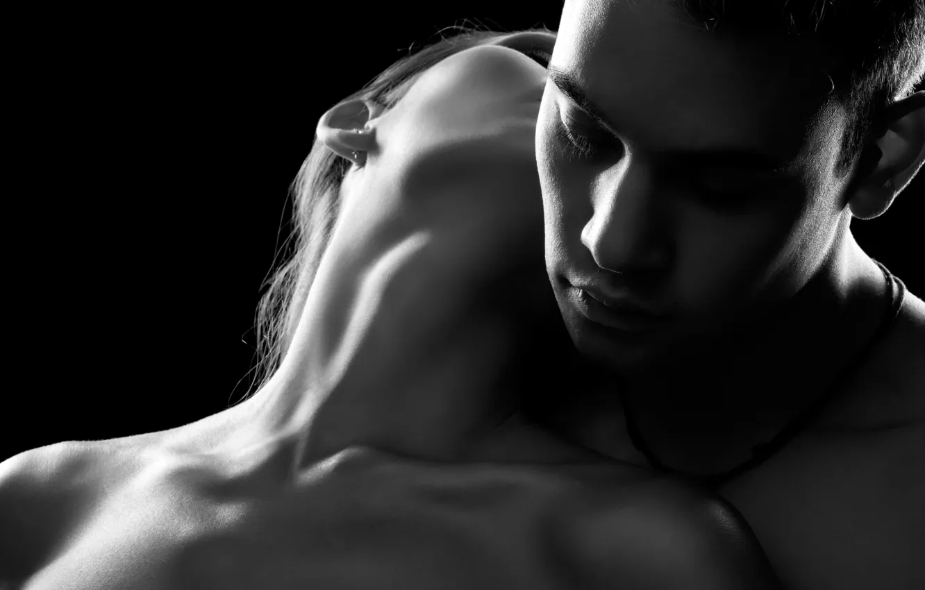 Photo wallpaper love, couple, seduction