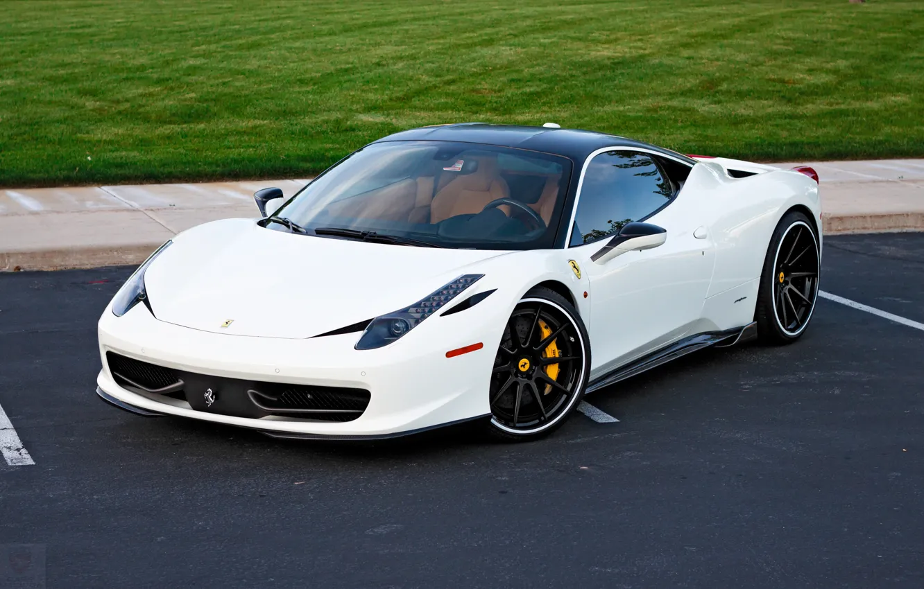 Photo wallpaper Ferrari, 458, Italia, Track, ADV10, Spec