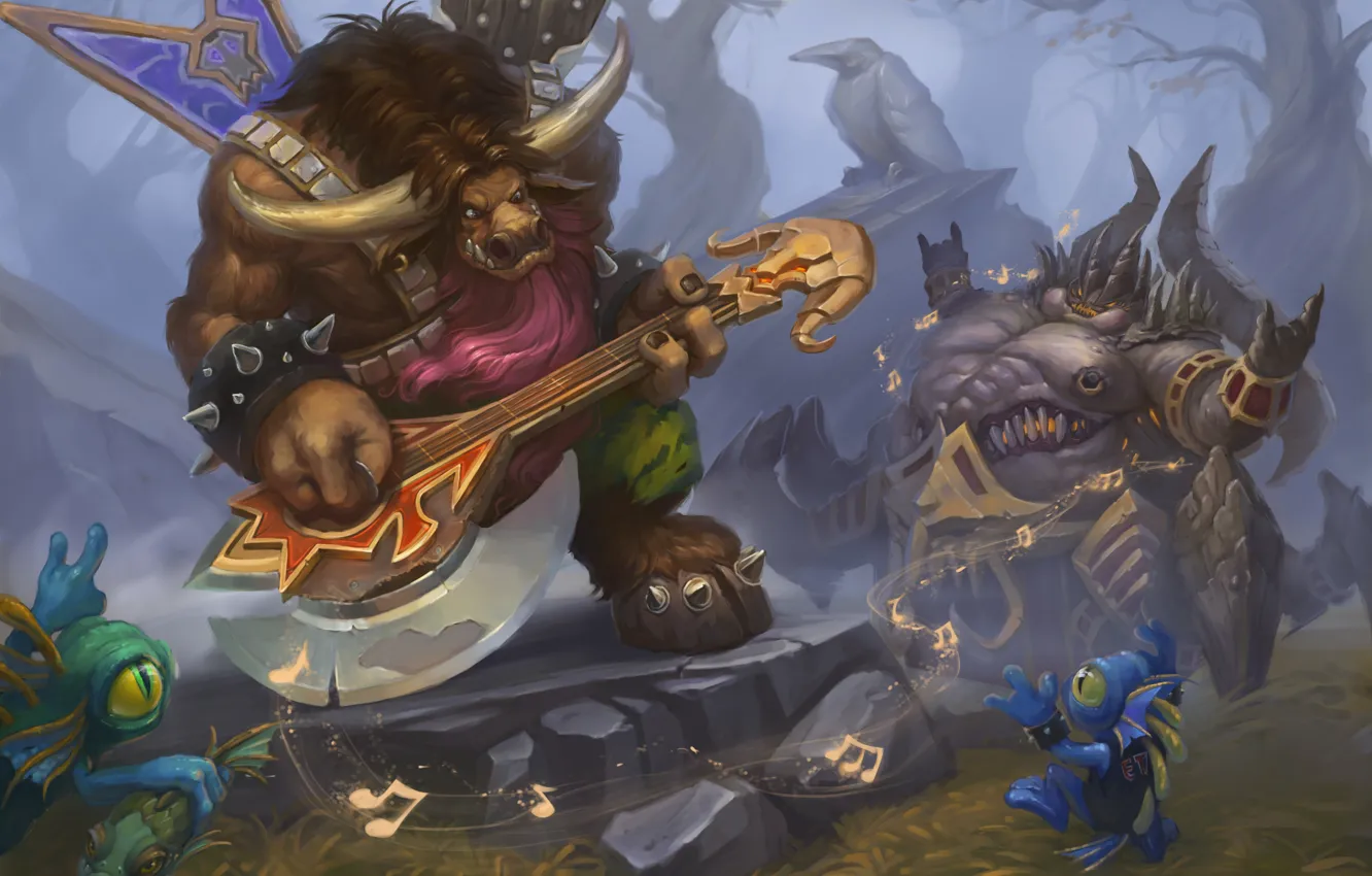 Photo wallpaper World of Warcraft, diablo, warcraft, wow, hots, Heroes of the Storm, Murky, The Lord of …