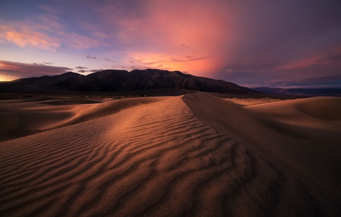 Photo wallpaper sand, desert, dunes