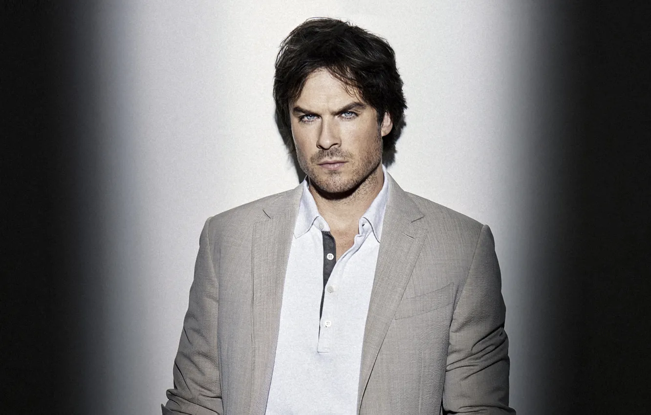 Photo wallpaper look, actor, shirt, Ian Somerhalder, Ian Somerhalder