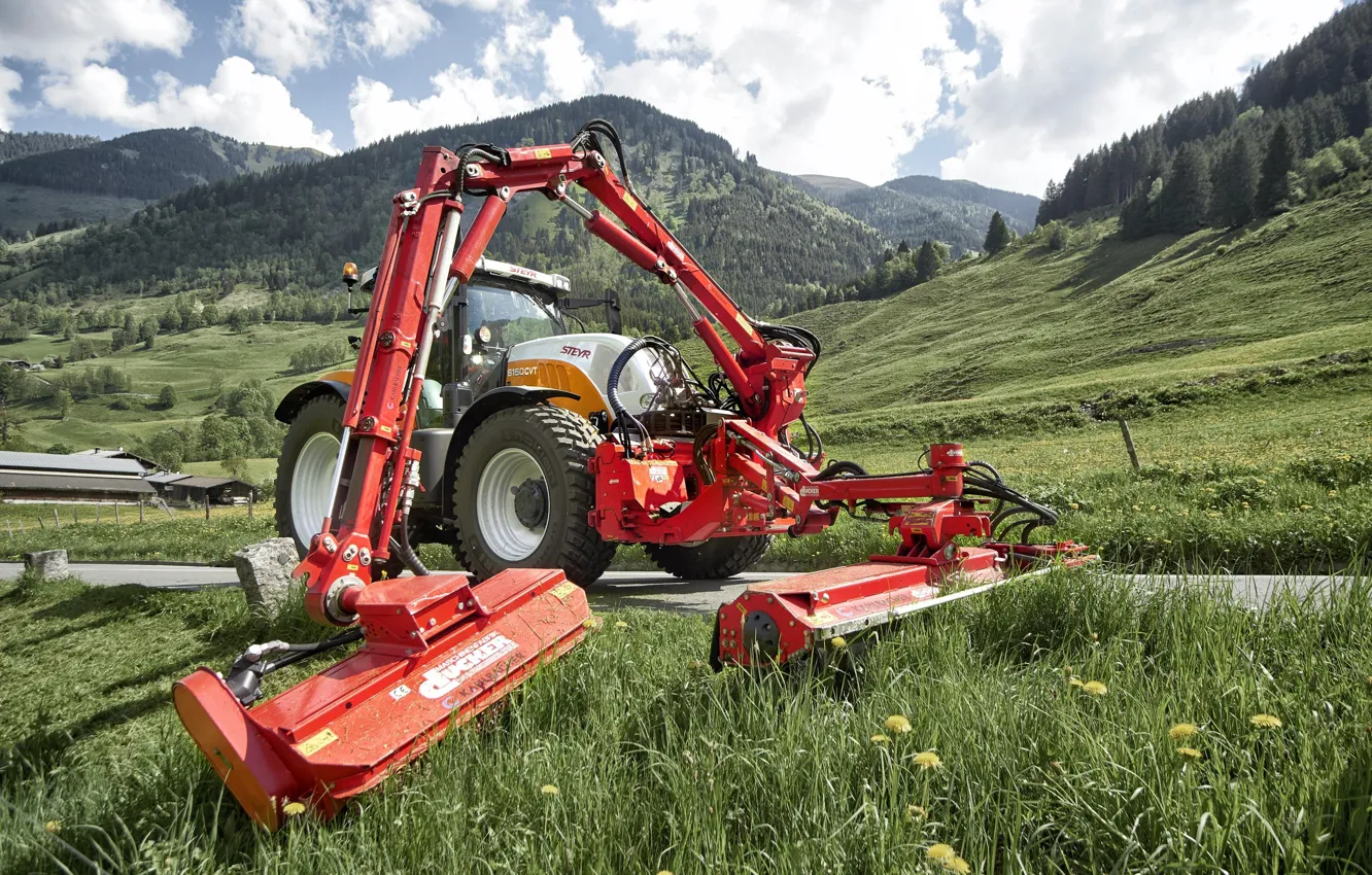 Photo wallpaper tractor, Steyr, 6150CVT