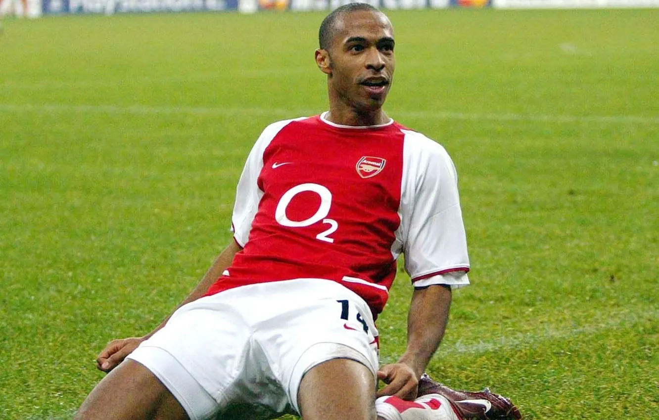Photo wallpaper Thierry Henry, The gunners, French footballer