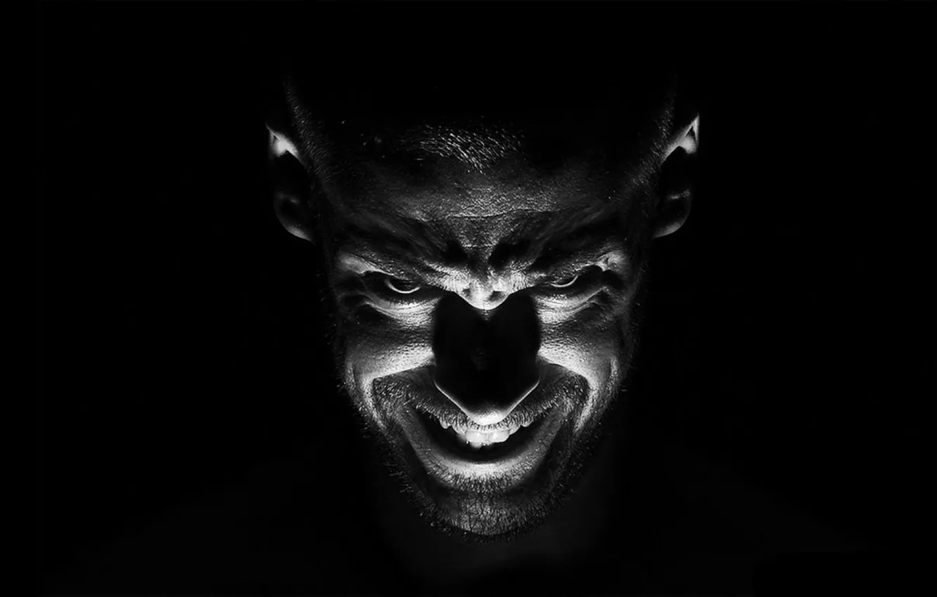 Photo wallpaper black, people, the demon, evil, obsessed
