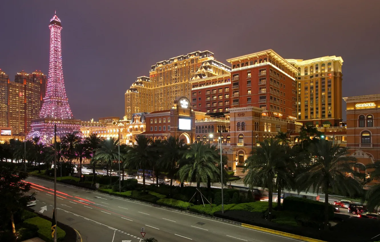 Photo wallpaper the city, China, Macau