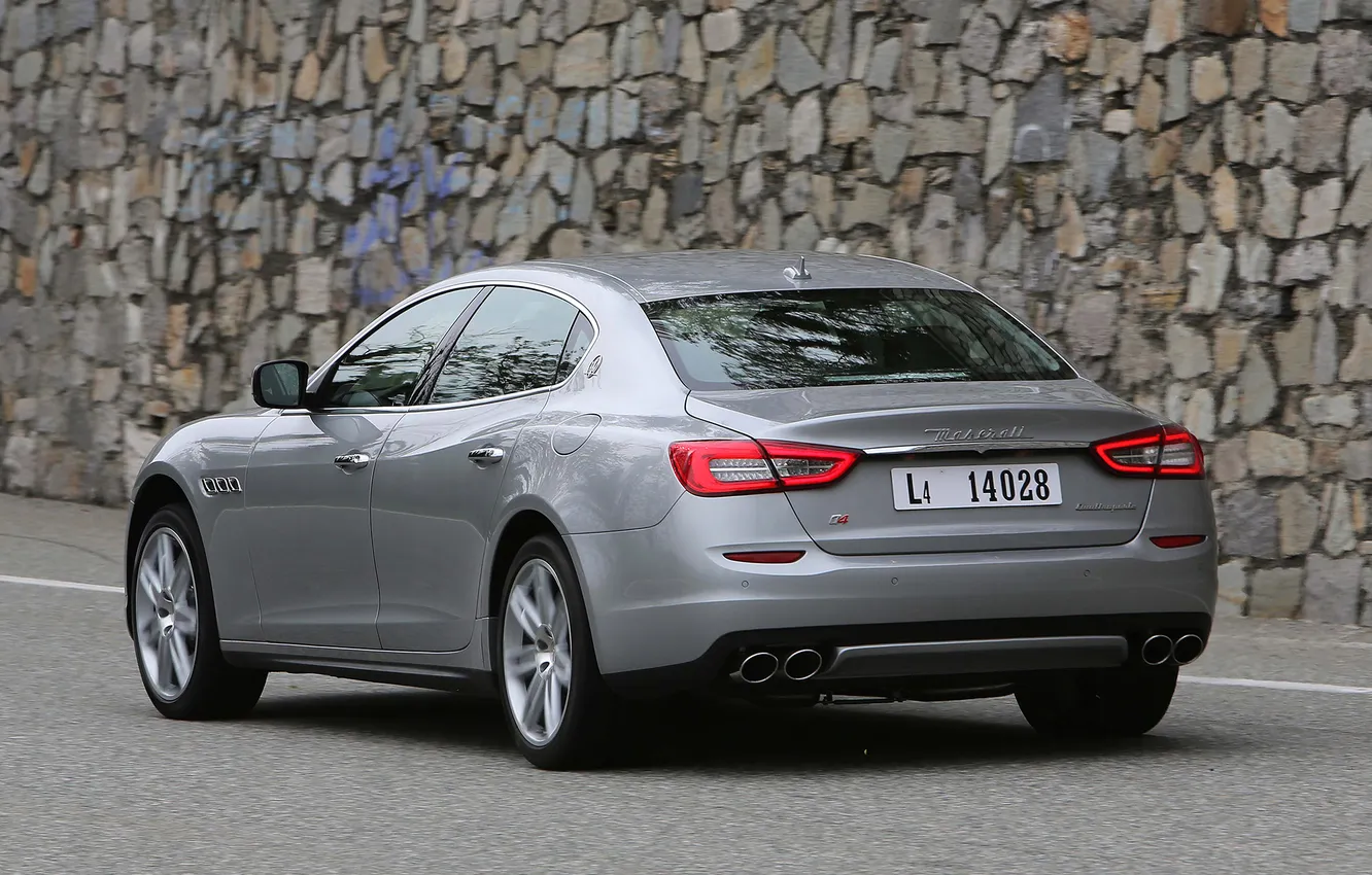 Photo wallpaper Maserati, car, Quattroporte S, Maserati, back