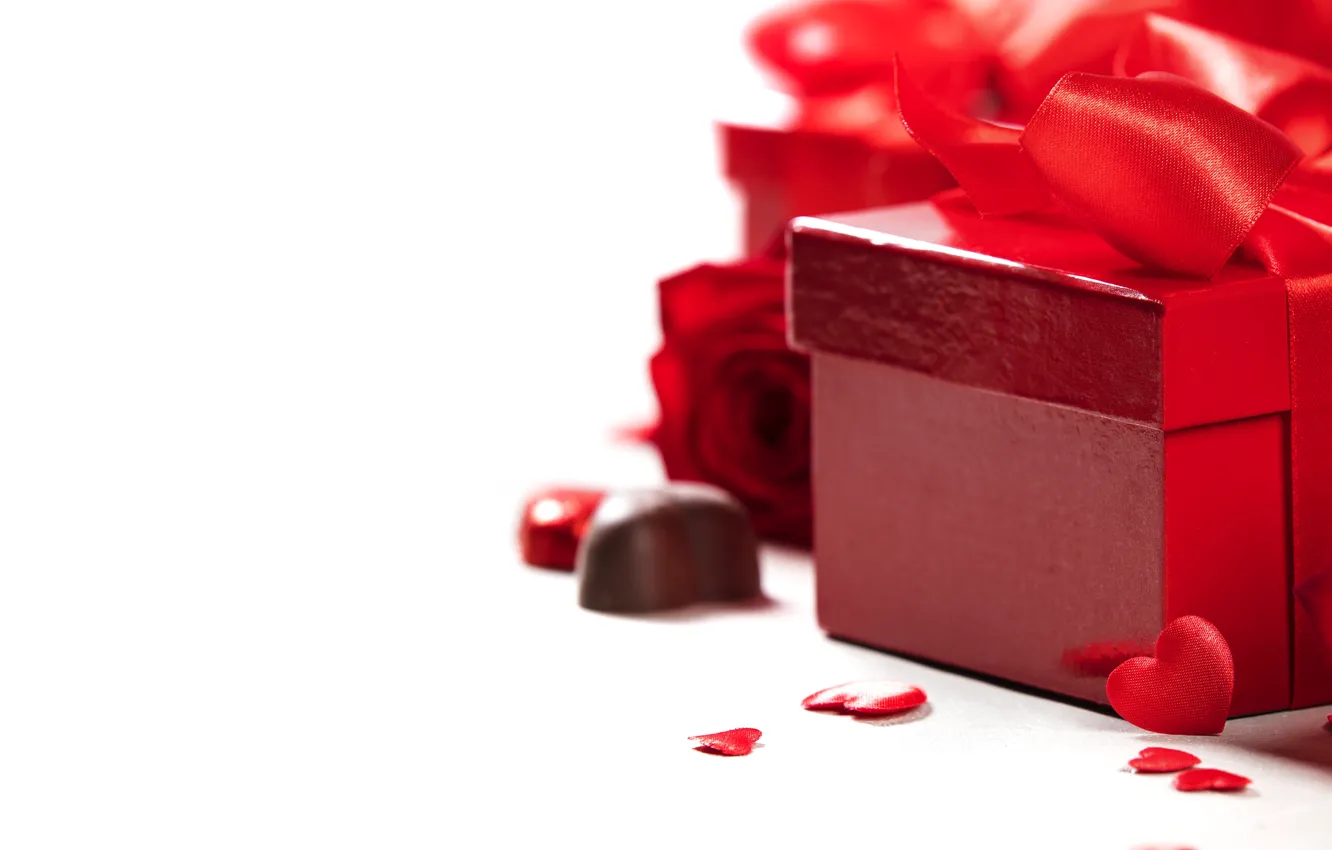 Photo wallpaper gift, roses, hearts, Valentine's day, Natalia Klenova