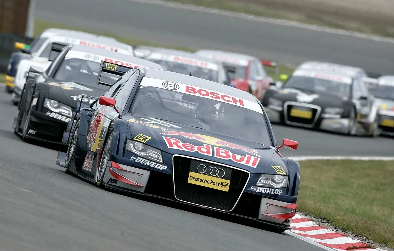 Photo wallpaper Audi, Red Bull, Racing