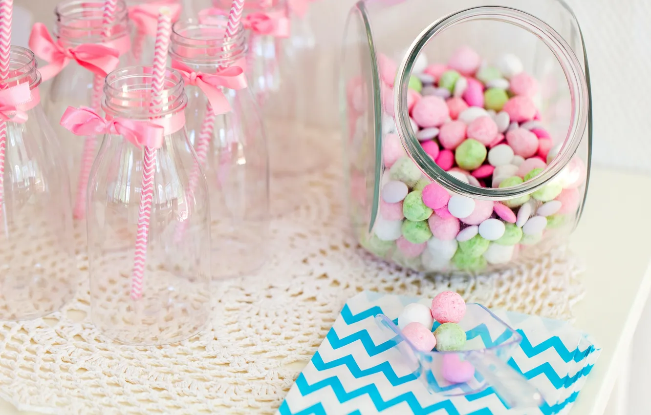 Photo wallpaper candy, sweet, candy, sweet