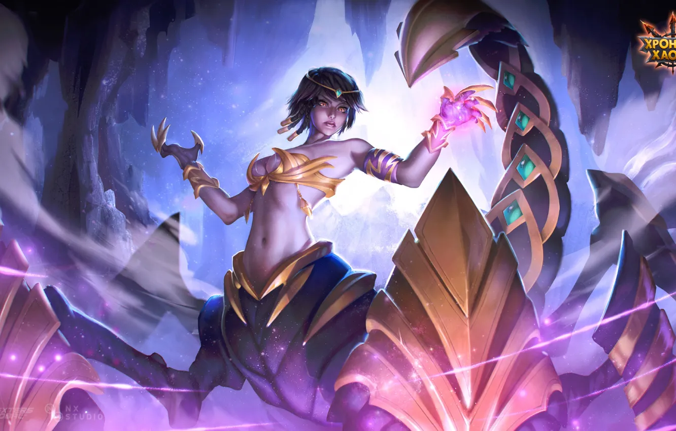 Photo wallpaper the game, game, characters, rpg, Chronicles of chaos, Hero Wars, Ziri