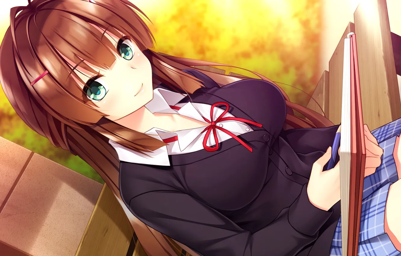 Photo wallpaper girl, anime, art, kami-march highly-chan