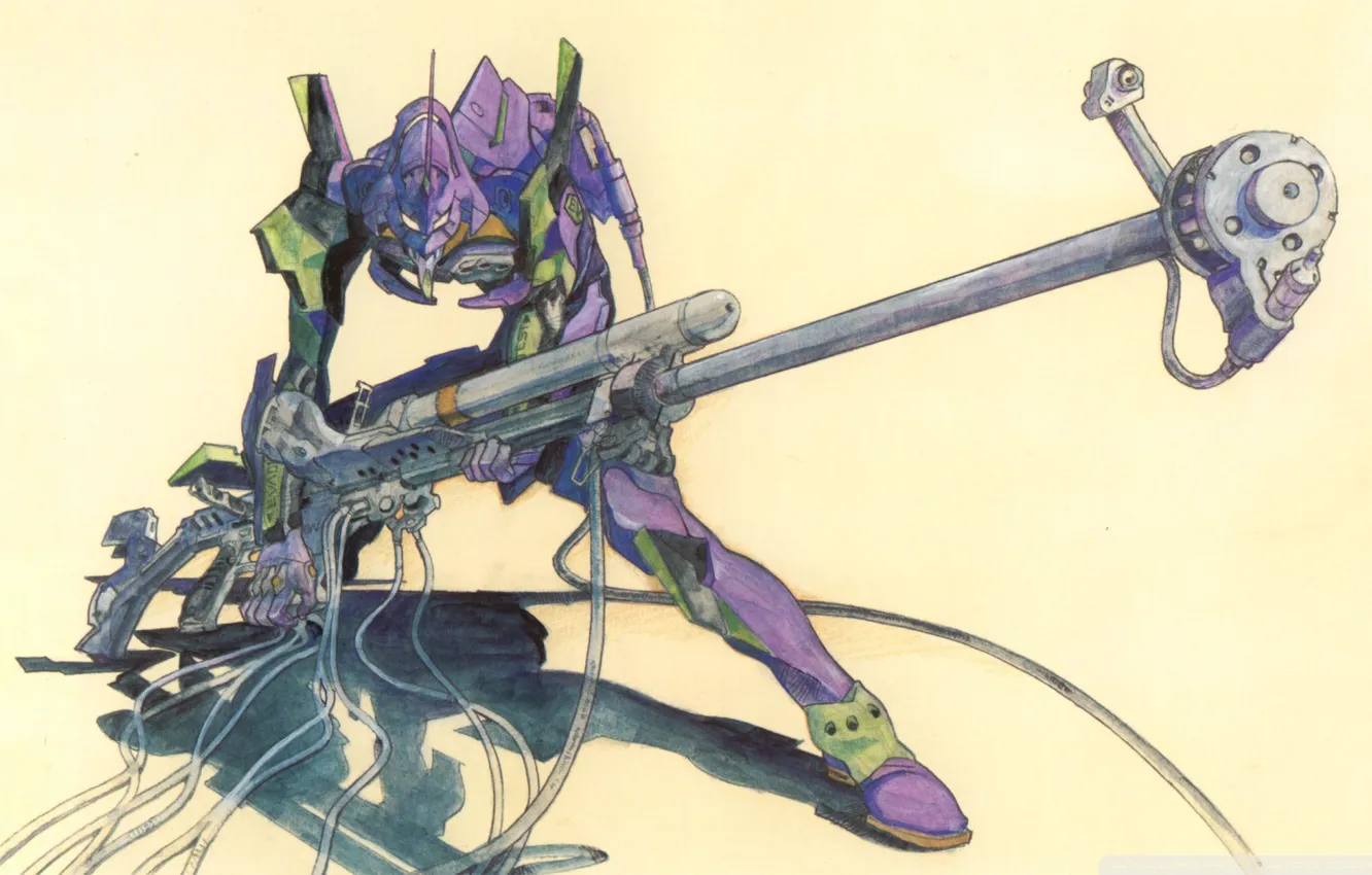 Photo wallpaper Evangelion, Eva, Robot