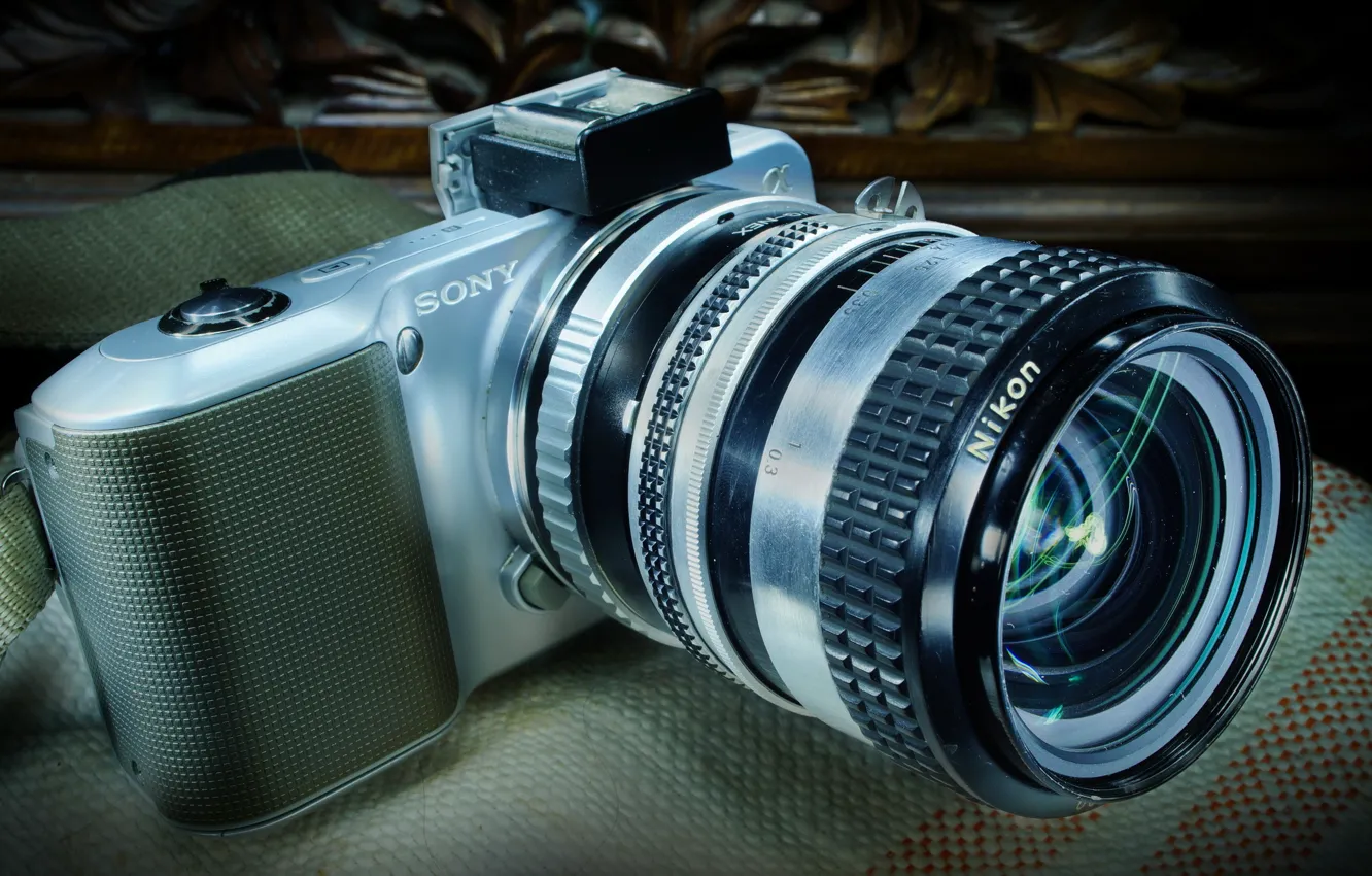 Photo wallpaper background, camera, Sony A3000