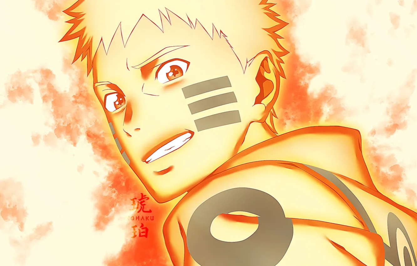 Photo wallpaper smile, lights, guy, Naruto, Naruto, Uzumaki Naruto