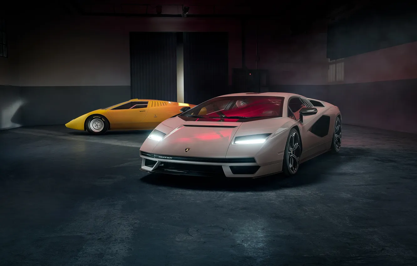 Photo wallpaper car, Lamborghini, wallpaper, Countach