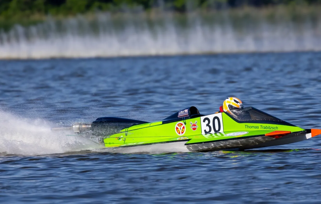 Photo wallpaper race, boat, speed