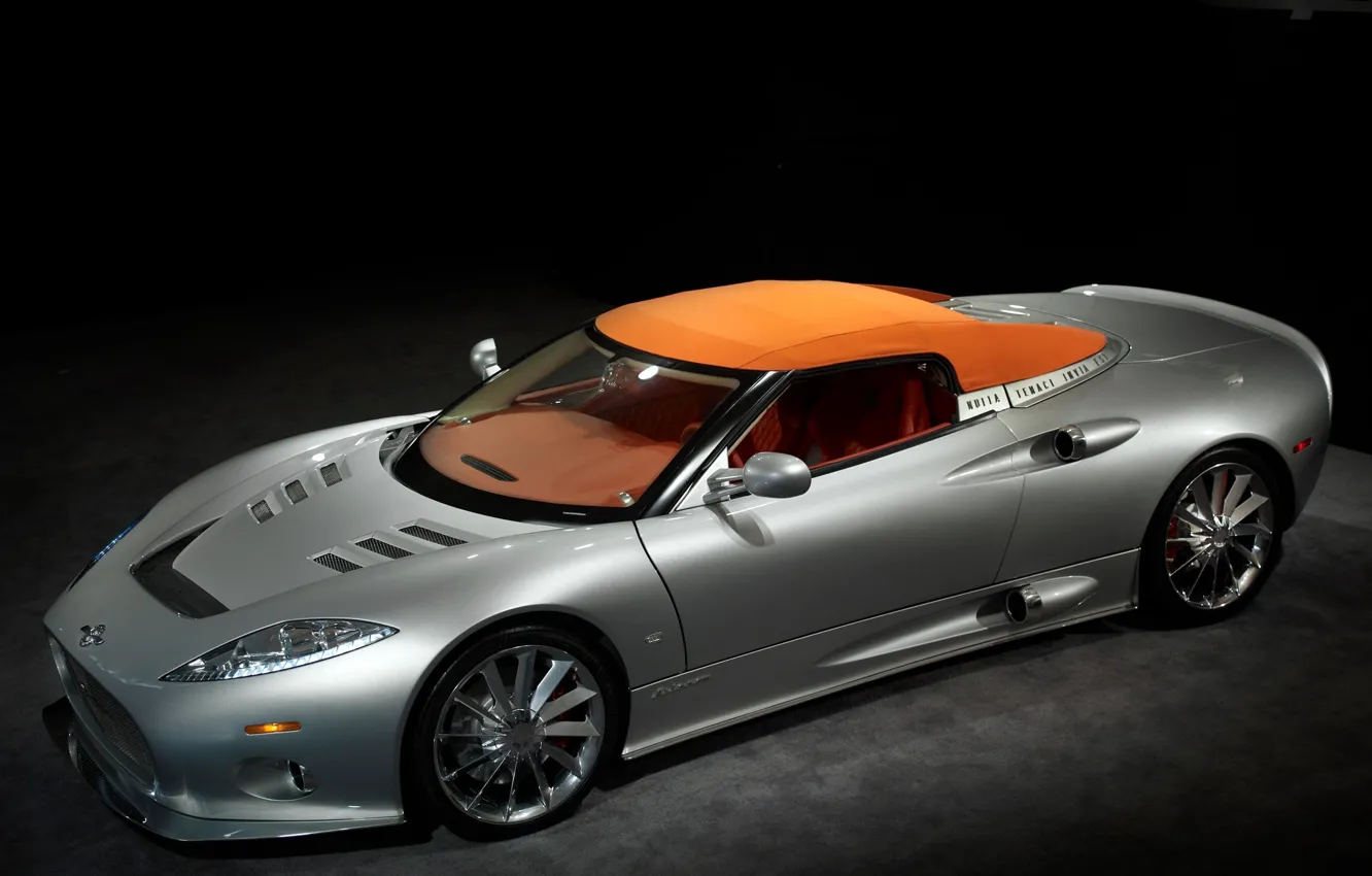 Photo wallpaper Machine, silver, spyker