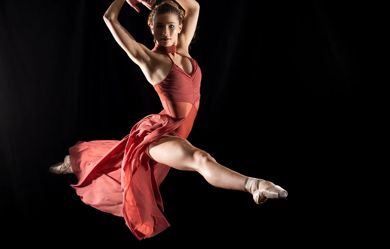 Photo wallpaper dance, dress, legs