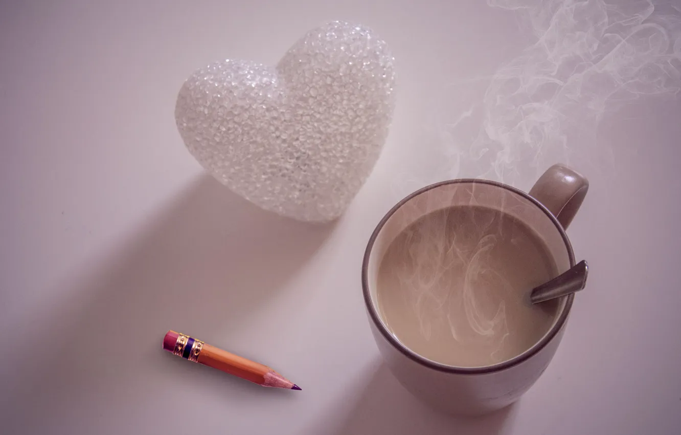 Photo wallpaper comfort, coffee, pair, mug, karanas