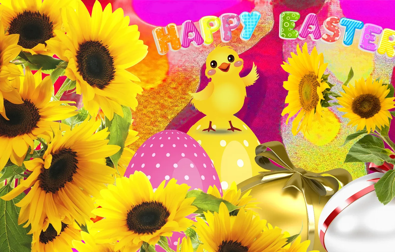 Photo wallpaper Graphics, Flowers, Piasnki